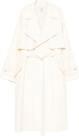 Hev&ograve; Hombre, Abrigos, Blanco, Talla: L