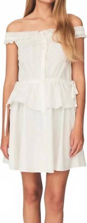 The Garment Kirsten Corsage Dress In White