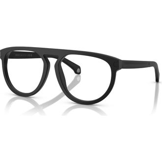 Moncler 57mm Pilot optical glasses in Black at Nordstrom