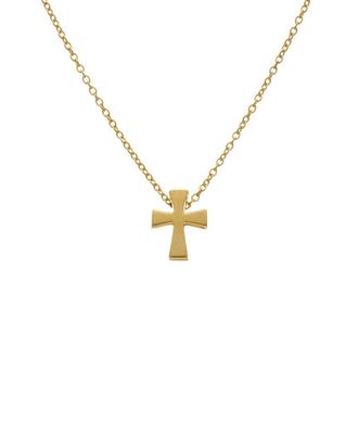 Italian Gold, Inc 10K Cross Pendant Adjustable Necklace