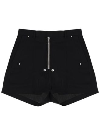 Rick Owens Black Solid Shorts