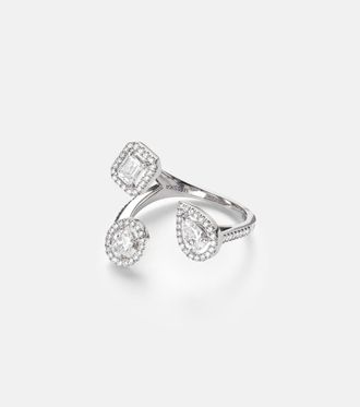 Messika Anillo My Twin Trilogy de oro blanco de 18 ct con diamantes