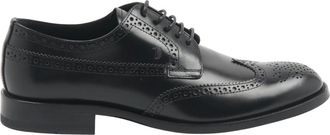 Tod's Polished-finish Lace-up Brogues - male - Tods - Dress Shoes - Black - 5 UK - Shoes
