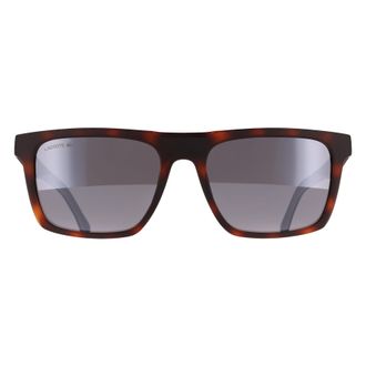 Lacoste Rectangle Mens Matte Havana Grey L957S - Brown - One Size