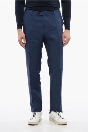 Corneliani 4-Pocketed ACADEMY Pure Linen Pants size 44