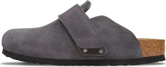 Birkenstock Loma Leve Charcoal - unisex - Slip ons - Zwart - 43 EU - Leer - Schoenen