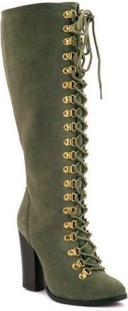 Rag & Co. Street Slay Knee High Boot in Olive at Nordstrom Rack, Size 5