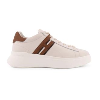 Hogan H580 Sneakers - Heren - Sneakers - Beige - 41 1/2 EU - Leer - Schoenen