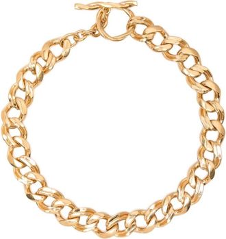 Saint Laurent Ketting Choker in Metaal - Dames - Kettingen - Geel - ONE Size - Accessoires