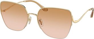 Coach HC7156D CL904 Asian Fit 90052D Womens Sunglasses Gold Size 60