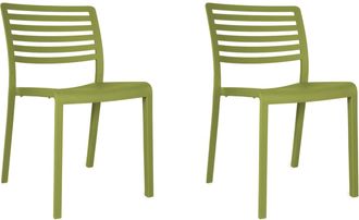 Resol Sillas Lama Resol Pl&aacute;stico Verde (pack De 2)