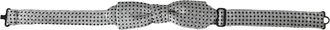 Dolce & Gabbana Mens Boys Bow Tie Polka Dot - Light Grey Silk - One Size