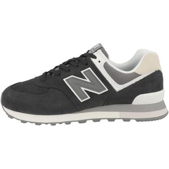 New Balance Mens 574 Sneaker, 9.5 UK Black/Pink