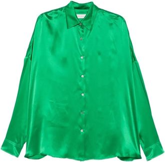 Dries Van Noten Donna, Camicette, Verde, S, new