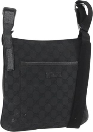 Gucci Pre-owned Vintage Schoudertas - Dames - Vintage Schoudertas - Zwart - ONE Size - Leer - Vintage