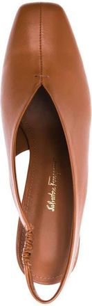 Ferragamo Ladies Brown Heels, US Size 5