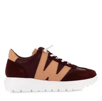 Wonders Womens Trend I Sneaker In Vino/plum Peach