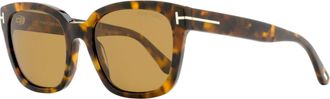 Tom Ford Womens Polarized Haylay Sunglasses TF1216 52H Havana 53mm