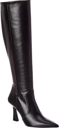 Stuart Weitzman Vinnie Zip Leather Boot 85