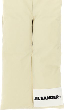 Jil Sander Quilted Cotton Scarf - Beige