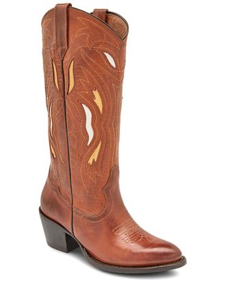 Frye Shelby Deco Stitch Leather Boot