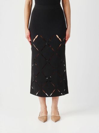 Liviana Conti Gonna Peggy midi Liviana Conti in misto viscosa traforata