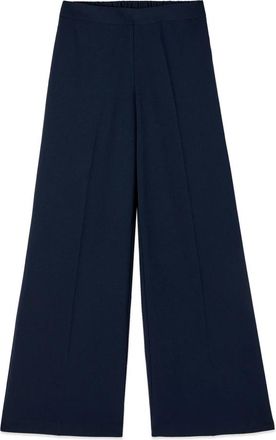 Oltre Palazzo Broek met Wijde Pijpen - Dames - Wijde Broeken - Blauw - M - Polyester - Broeken