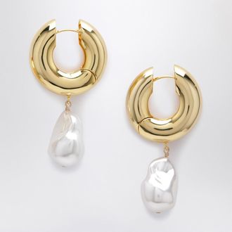 Éliou Pearl Gold Earrings