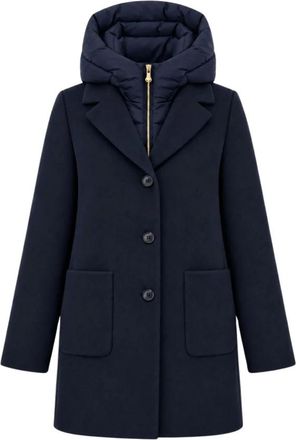 Marella Emmcuore Jas - Dames - Mantels - Blauw - Maat: 2XS Leer