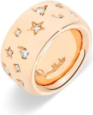 POMELLATO Maxi Diamanten Ring - Dames - Ringen - Geel - 53 MM - Accessoires