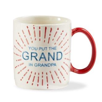 Tag You Put The Grand In Grandpa Mug Multi Stoneware Summer in White at Nordstrom
