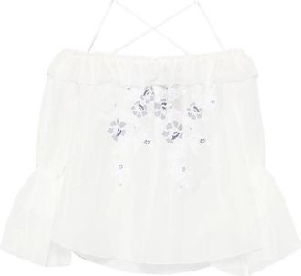 Ermanno Scervino Floral-embroidered Blouse