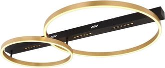 Globo Lighting Plaf&oacute;n - Luffy - Negro - Metal - Led - 48461-54r