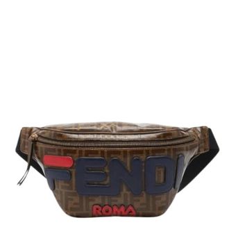 Fendi Pre-owned Zucca Sling Bag - Dames - Pre-owned - Bruin - Maat: ONE Size