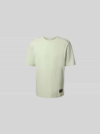 Maison Kitsun&eacute; Regular Fit T-Shirt aus reiner Baumwolle in Mint, Gr&ouml;&szlig;e S