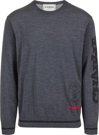Iceberg Uomo, Maglie, Grigio, 3Xl, new