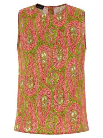 Etro Multicolor Polyester Pattern Womens Shirt