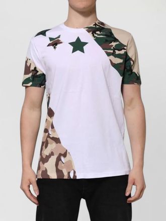 Dolce & Gabbana cotton camouflage print crew neck t-shirt