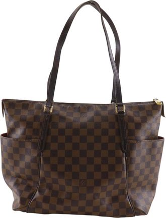 Louis Vuitton Brown Damier Canvas Tote Bag (Pre-Owned)