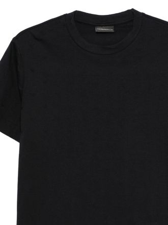 Emporio Armani Cotton Logo T-Shirt - Black