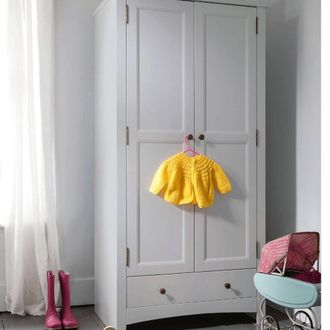 N&ouml;a & Nani Birte Wardrobe with Storage in White