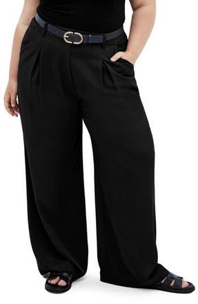 City Chic Jordan Pants in Black at Nordstrom Rack, Size S/16W