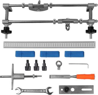 OEM Kit Profesional De Cerrajer&iacute;a Para Trabajos De Carpinter&iacute;a: Mortajadora, Sierra De Corona, Plantilla De Instalaci&oacute;n Y Mantenimiento De Puertas