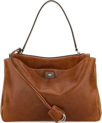 Balenciaga medium Rodeo handbag - women - Lambskin/Lambskin - OS - Neutrals