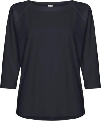 JapanTKY Tiyo Top - Dames - Longsleeves - Blauw - M - Tops