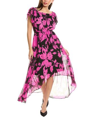 Joseph Ribkoff Off-The-Shoulder Midi Dress