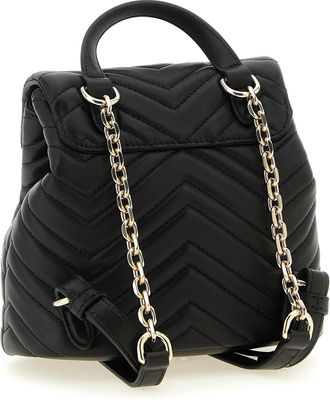 Gucci Womens Black Lamb Leather Backpack