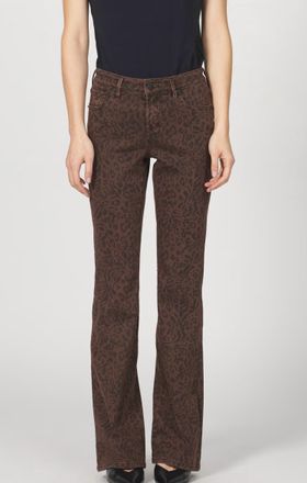 Dear John Denim Jaxtyn Bootcut Jeans In Brown Leopard