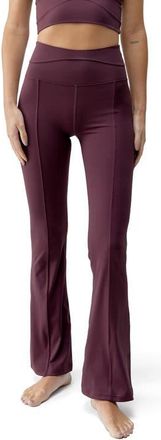 Born Living Yoga Saori Performance High Rise Sport Legging in Dark Cherry at Nordstrom, Size X-Small Eu