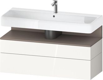 Duravit Duravit - Qatego Mueble Bajo Lavabo, 1 Extra&iacute;ble Y 1 Caj&oacute;n